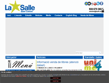 Tablet Screenshot of lasallesantceloni.cat